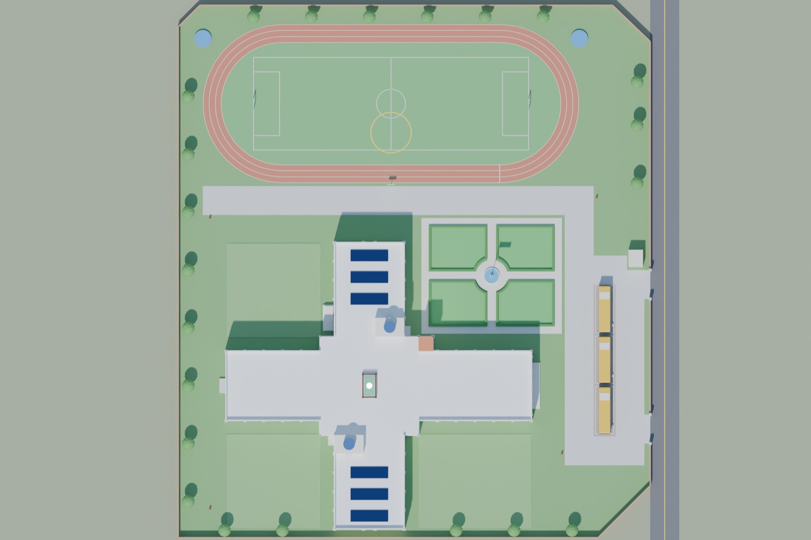 Site Layout (North Up)